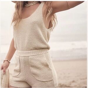 FP Beach Knit Romper NWOT Size Small